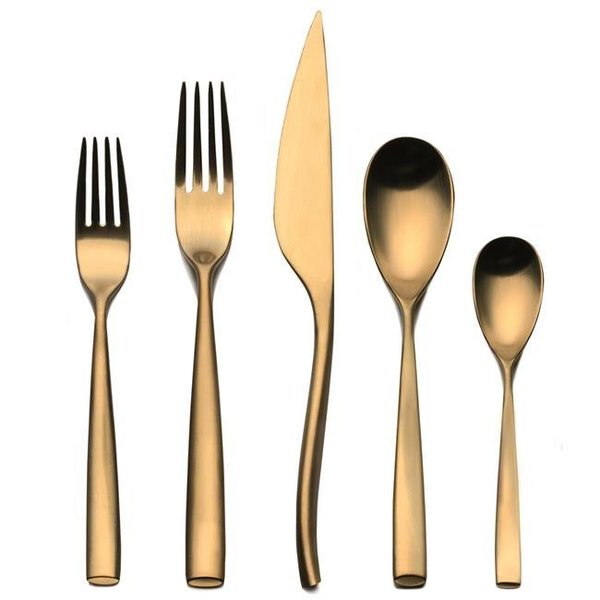 Mepra Mepra 105022005OI Arte Oro Ice Cutlery Set - 5 Piece 105022005OI